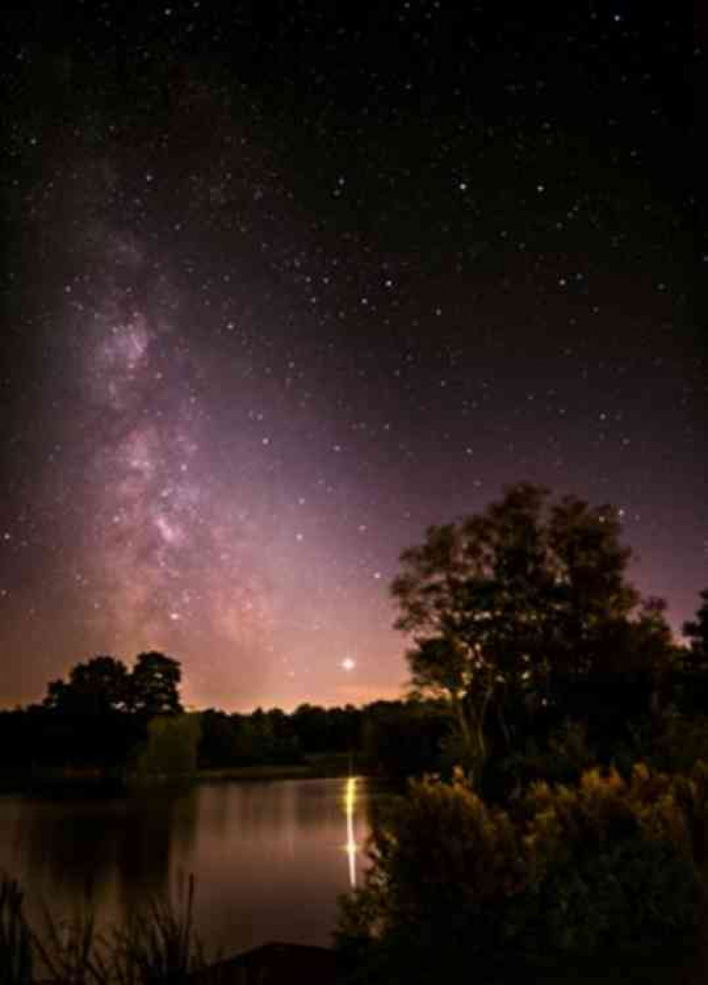 The Milky Way taken by the club secretary, Sandy Whitton, last September, from close to Frome.