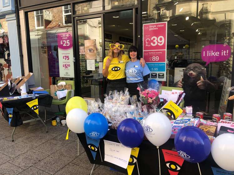 The fundraising day at Dorchester Express raised more than £400