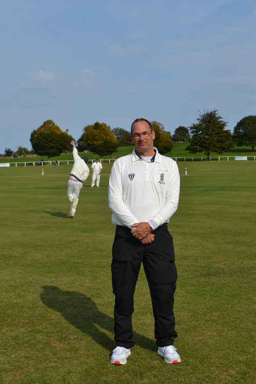 Frome cricket chair - and Saturday umpire - Nick Larder