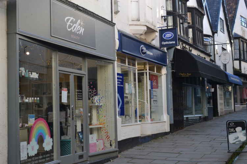 Boots Opticians on Cheap Street in Frome September 26