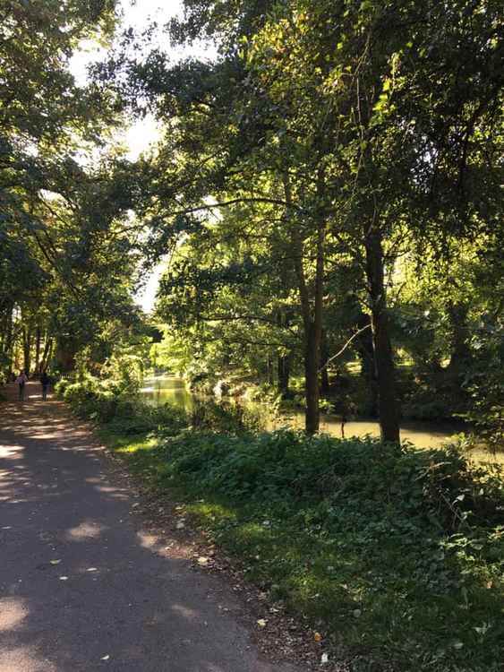 This is one of the photos the Mayor took on her riverside walk