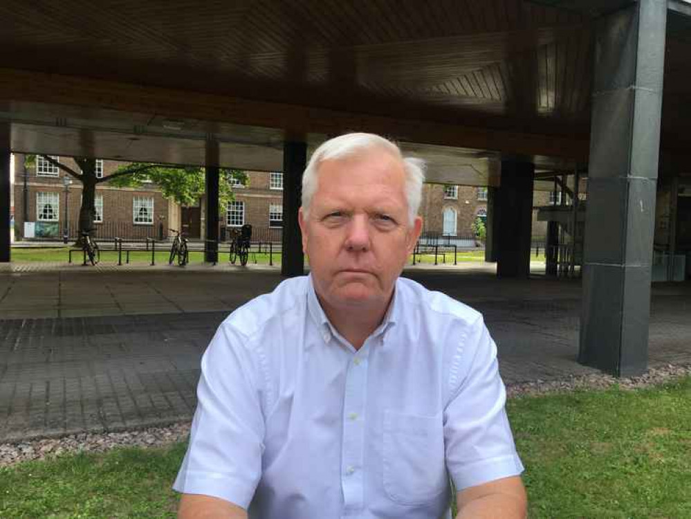 David Fothergill, Leader Of Somerset County Council, At County Hall In Taunton. CREDIT: Daniel Mumby. Free to use for all BBC wire partners.