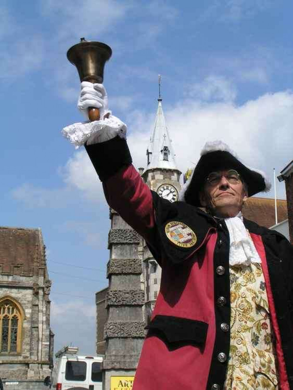 Dorchester town crier Alistair Chisholm (Jim Brown Photography)