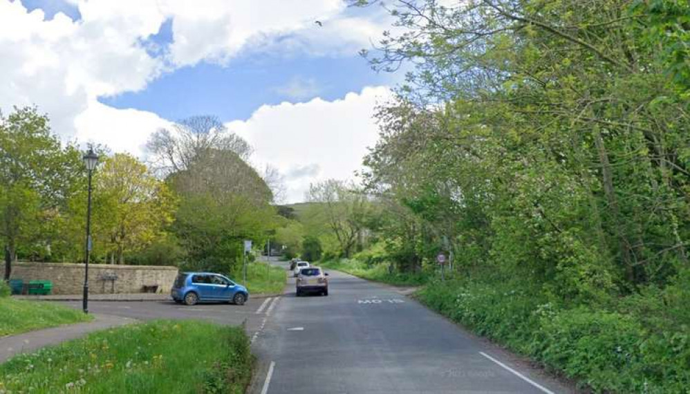 Works to reduce surface water flooding in Portesham begin on the coast road today Image: Google Maps