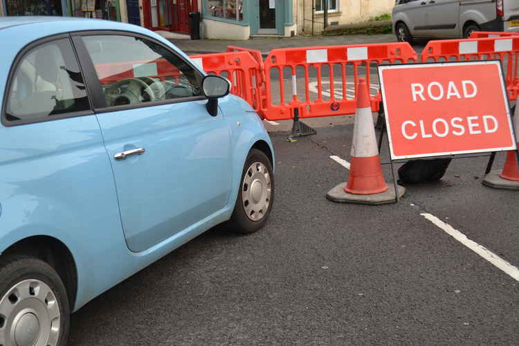 There is no traffic through the centre of Frome today (November 16)