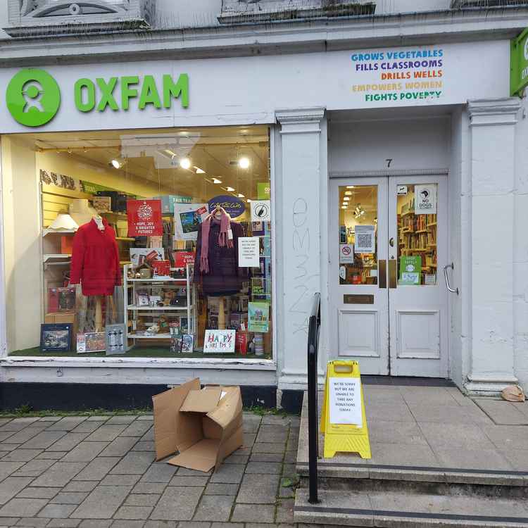 The welcome return of the Frome charity shops : But no donations they have been overwhelmed