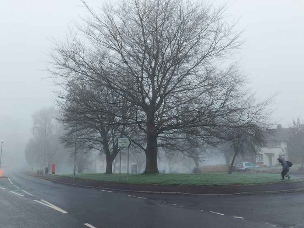 Culver Hill in Frome on January 7