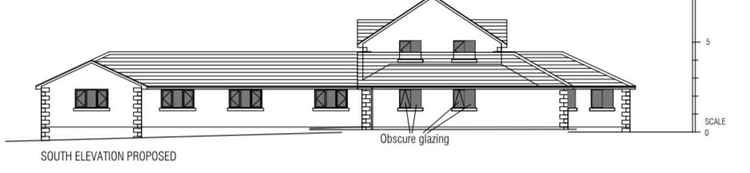 The proposed south side of the doctors surgery in Coleford