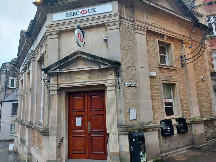 The Frome branch of HSBC is in the centre of the town