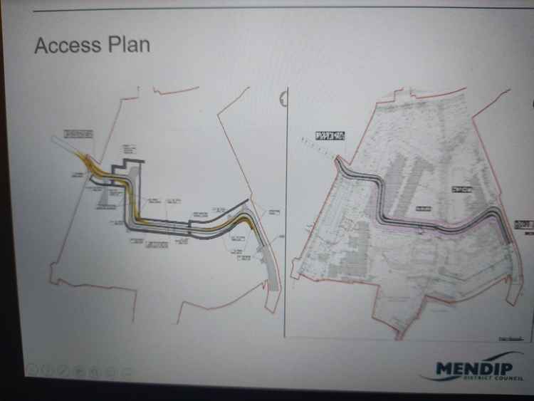 The meeting heard that the developer Acorn Property Group has worked with Somerset Highways to adapt access routes