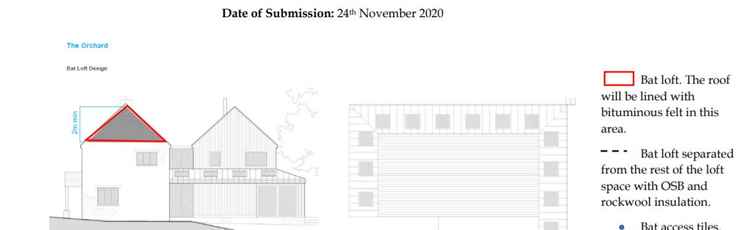 Planners have been looking at this plan of a bat loft in Mells