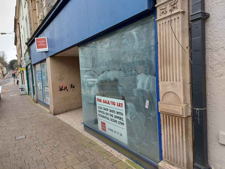 There is a lot of retail property which is empty in Frome