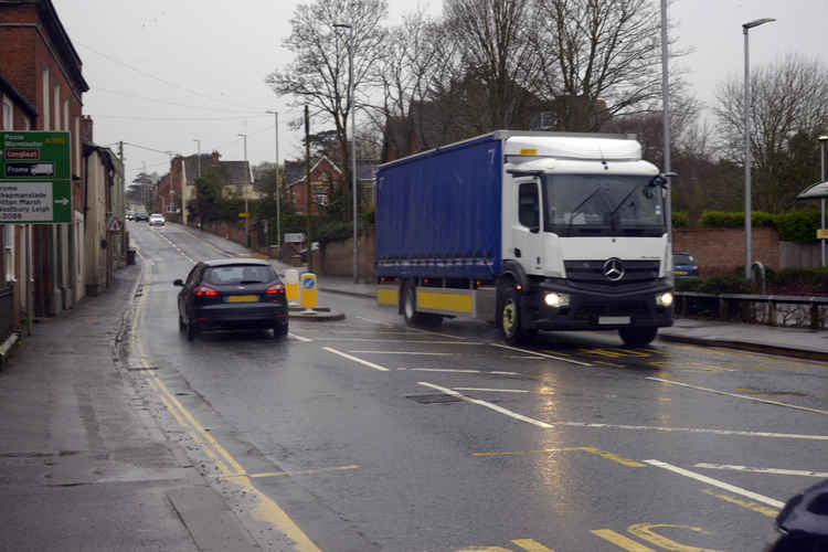 Lorries At A350 Westbury