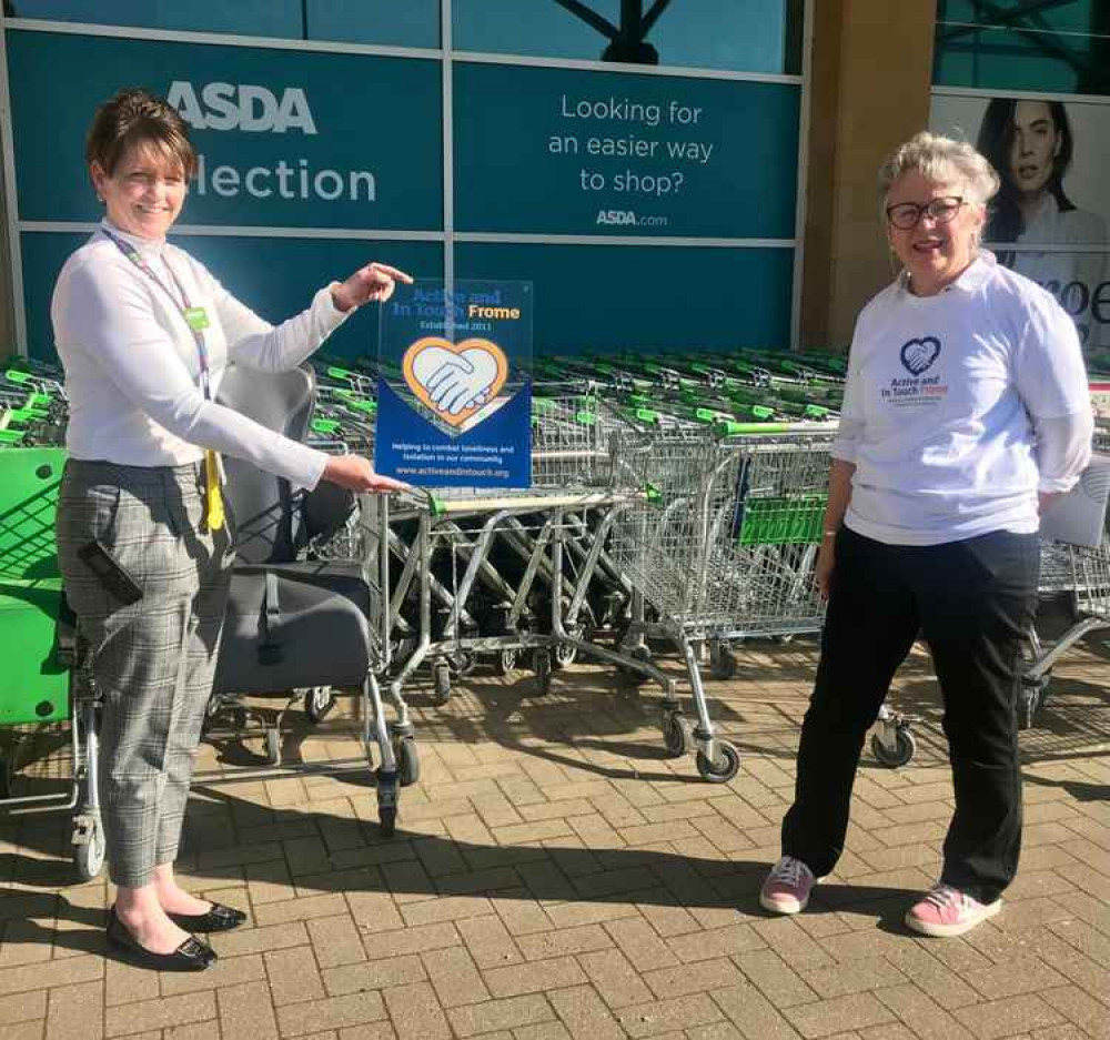 Active and In Touch chair - Julia de Castiglione -  thanks Asda for all their help over the years