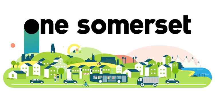 One Somerset Logo. CREDIT: One Somerset. Free to use for all BBC wire partners.