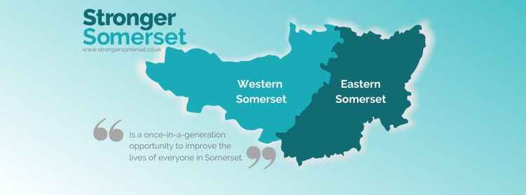 Stronger Somerset Logo. CREDIT: Stronger Somerset. Free to use for all BBC wire partners.