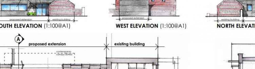 An extract from the design plans for Court Farm