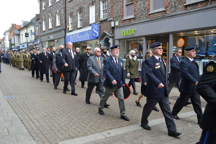 Dorchester Remembrance Sunday parade and service 2021