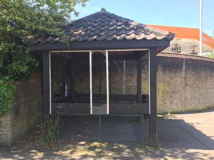 This is the shelter close to Sainsbury's in Frome