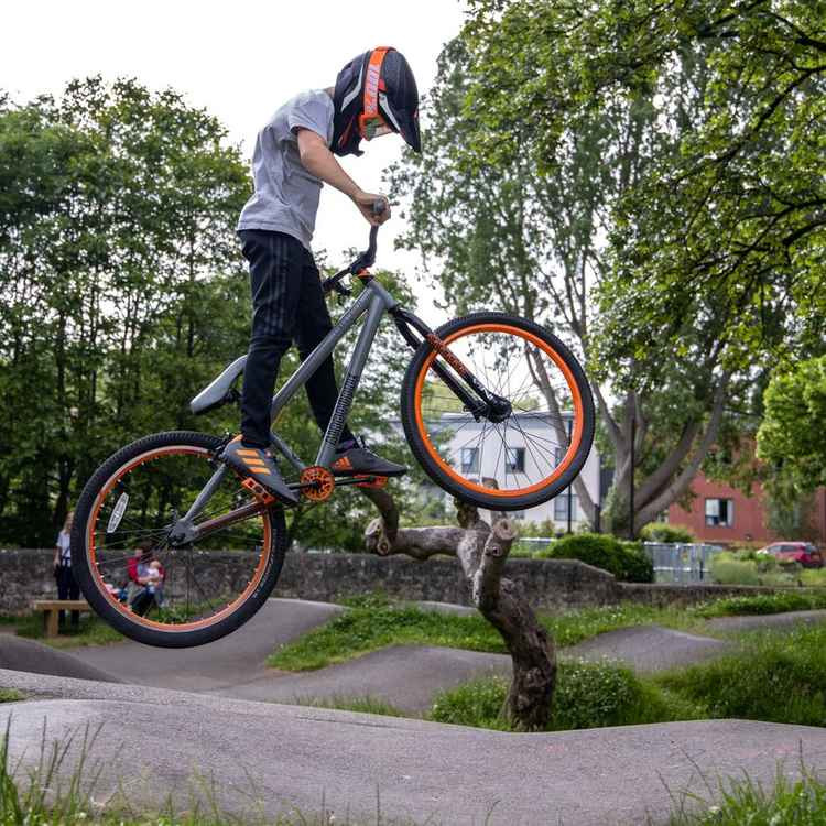 One of the youngsters putting the park to use : Photo Jenny Short