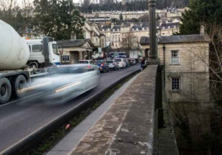 The bridge carries 17,000 vehicles a day