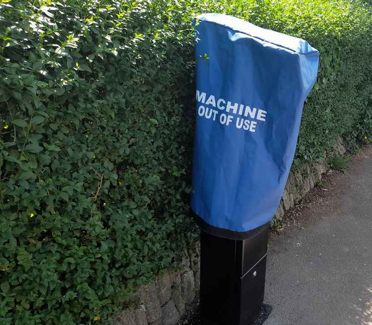 The parking meters are already in place in Weymouth Road but are not yet active