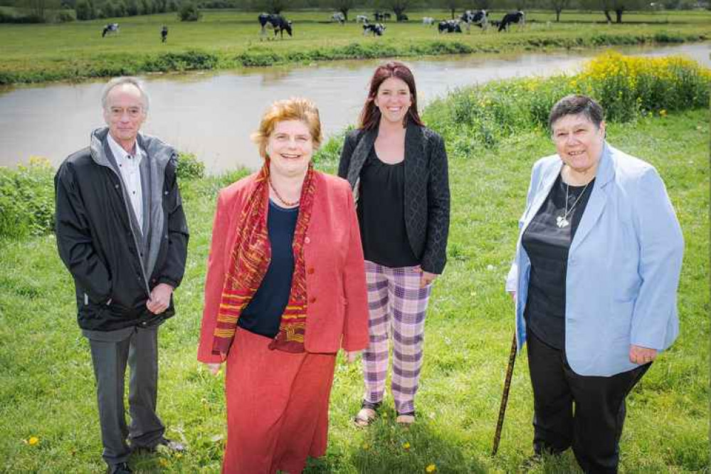 The Leaders of the four District Councils in Somerset (left to right): Cllr Duncan McGinty, Sedgemoor District Council. Cllr Ros Wyke, Mendip District Council. Cllr Federica Smith-Roberts, Somerset West and Taunton Council. Cllr Val Keitch - South Somerse