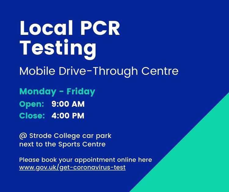 Meantime there is a local PCR testing site coming to Street