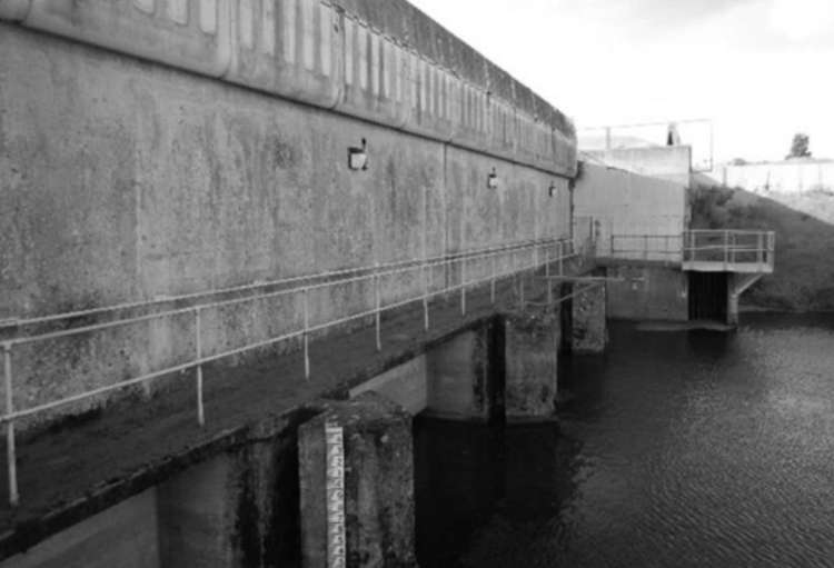 Detail Of The Dunball Sluice Near Bridgwater. CREDIT: Environment Agency. Free to use for all BBC wire partners.