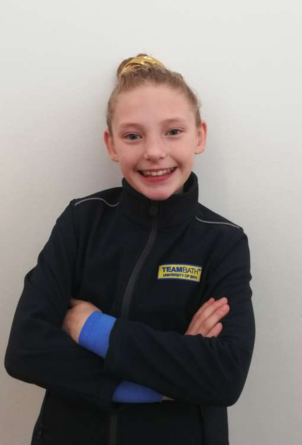 Eleven year old Isabella Hunt kept up training even under lockdown - over Zoom