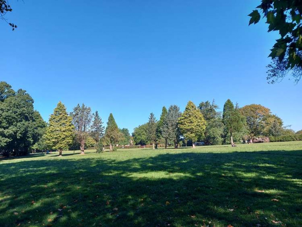 Victoria Park in Frome today (September 20) and it was time to enjoy the sunshine