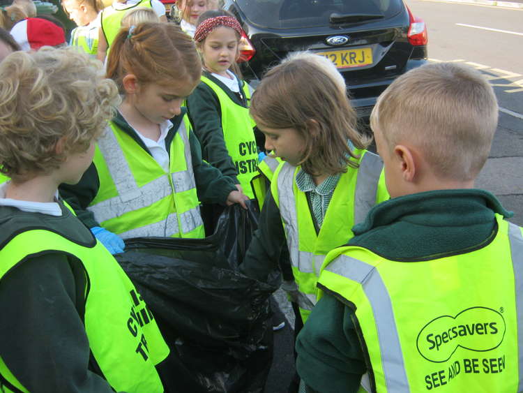 All their own work : And their own idea to go out litter picking