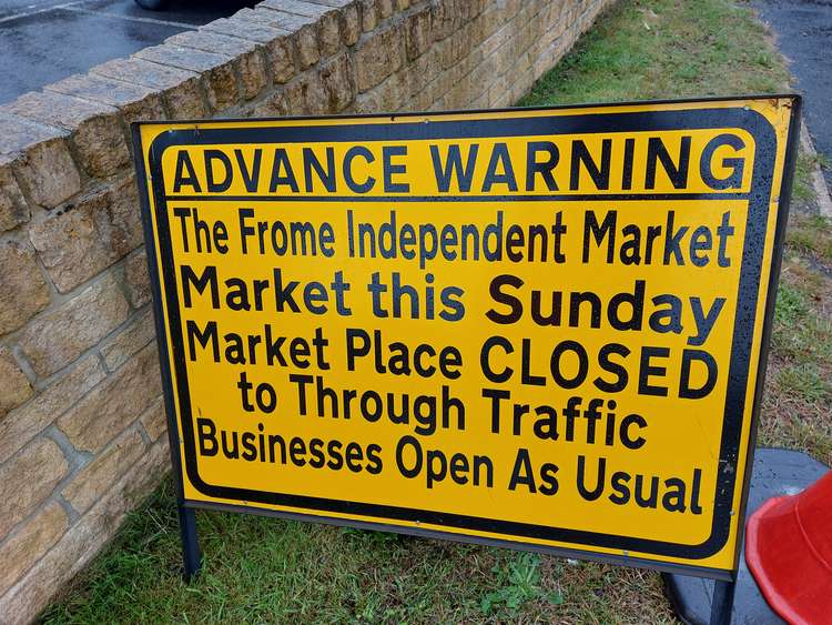 It will be busy - and difficult to get parking this coming Sunday in Frome