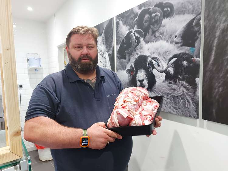 Penleigh butchers on Stony Street in Frome today (September 30)