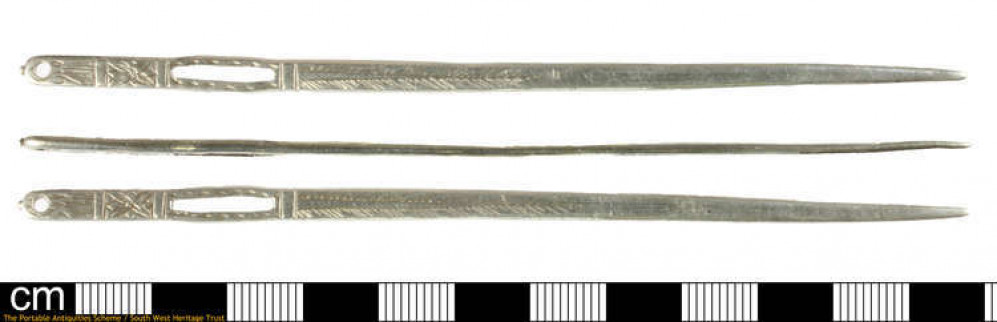 The silver bodkin found in Wanstrow (Photo: British Museum/South West Heritage Trust)