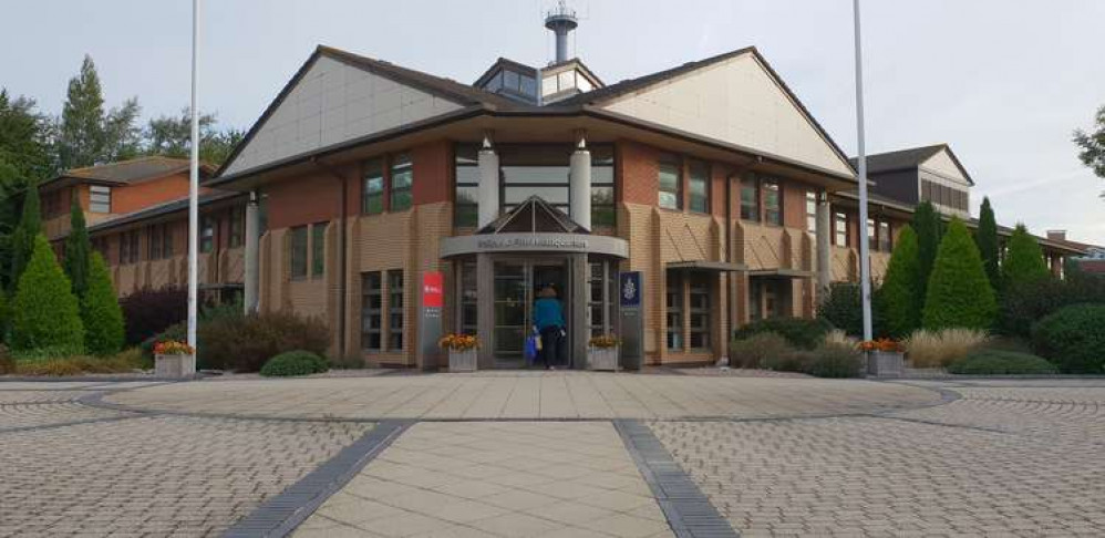 The Portishead HQ of the Avon Fire and Rescue Service and Avon and Somerset Police. Stephen Sumner. Permission for use by all partners.