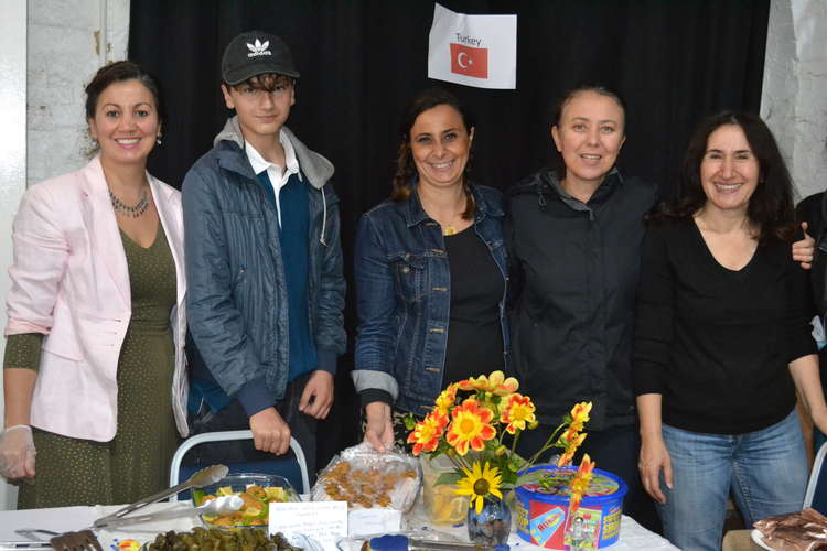 One of the most popular stalls - with some wonderful tastes of Turkey on offer