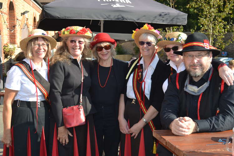 Entertainment too dancers here from Mr Wilkins Shilling Clog Morris Dancers