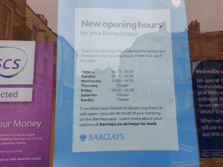 The new opening times from the beginning of October