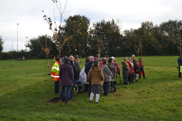 Lots of Frome organisations were thanked - with a tree- for their work in the pandemic