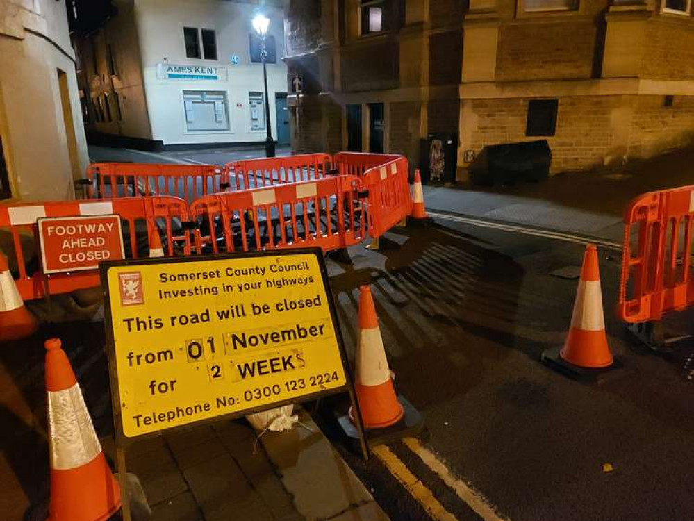 King Street in Frome last night (November 2)