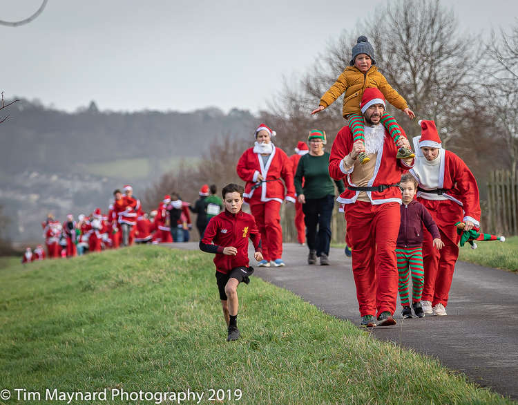 Hundreds of Santas will be bringing their cheer