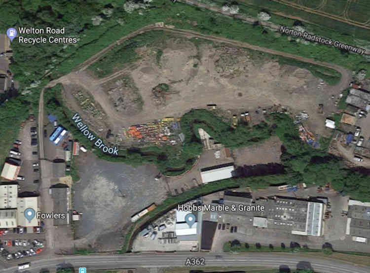 Councillor Shaun Hughes has identified a piece of land off Radstock Road he says would be ideal for a park and ride (Photo: Google)