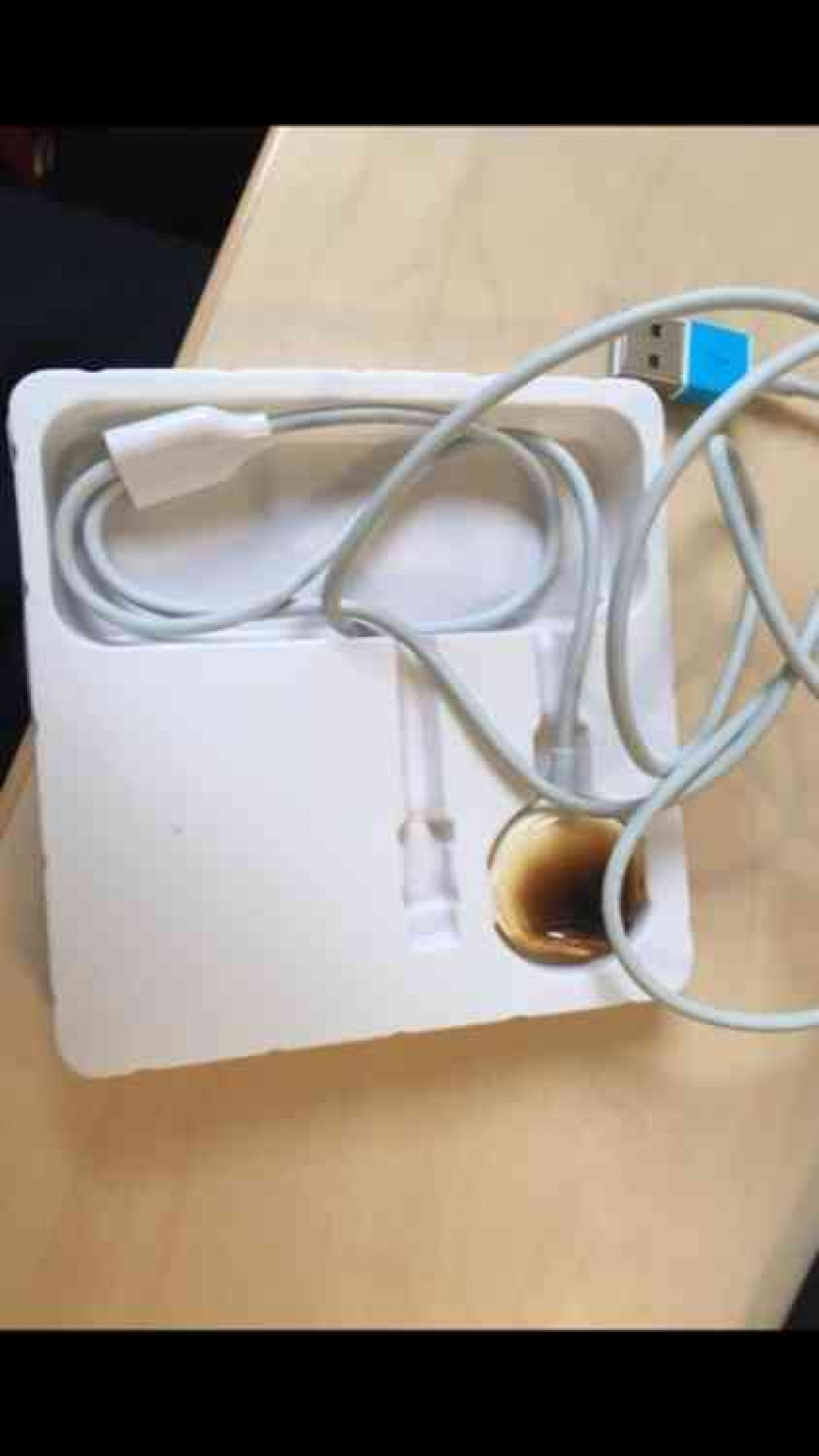 Unsafe charger purchased from an online marketplace