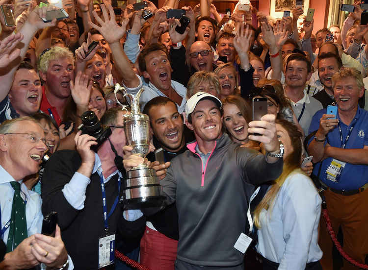 Rory celebrates in 2014