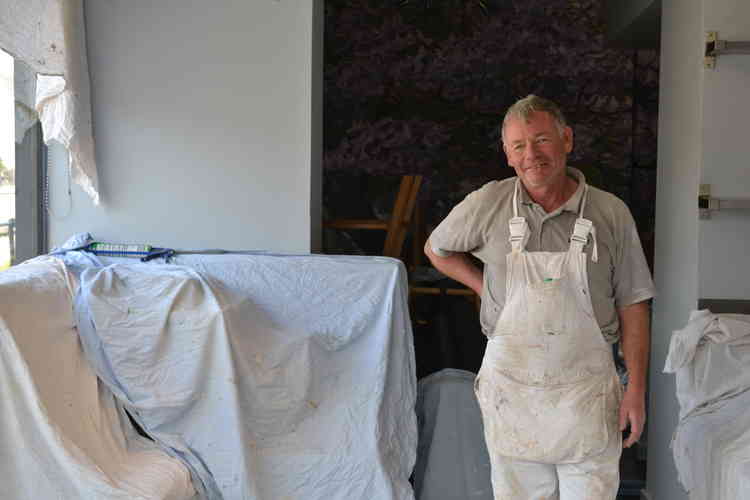 The local painter and decorator fears this might be his last job for some time