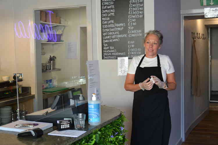 With a new look - including a fabulous neon sign reflected in the counter