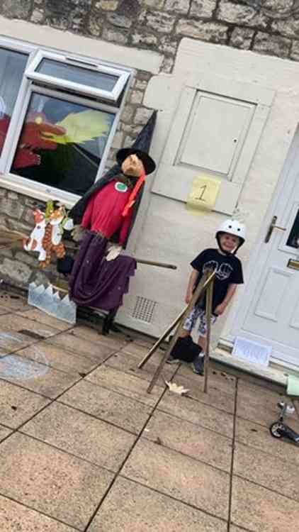 Six year old Fletcher who had the idea of a way to make money for the school