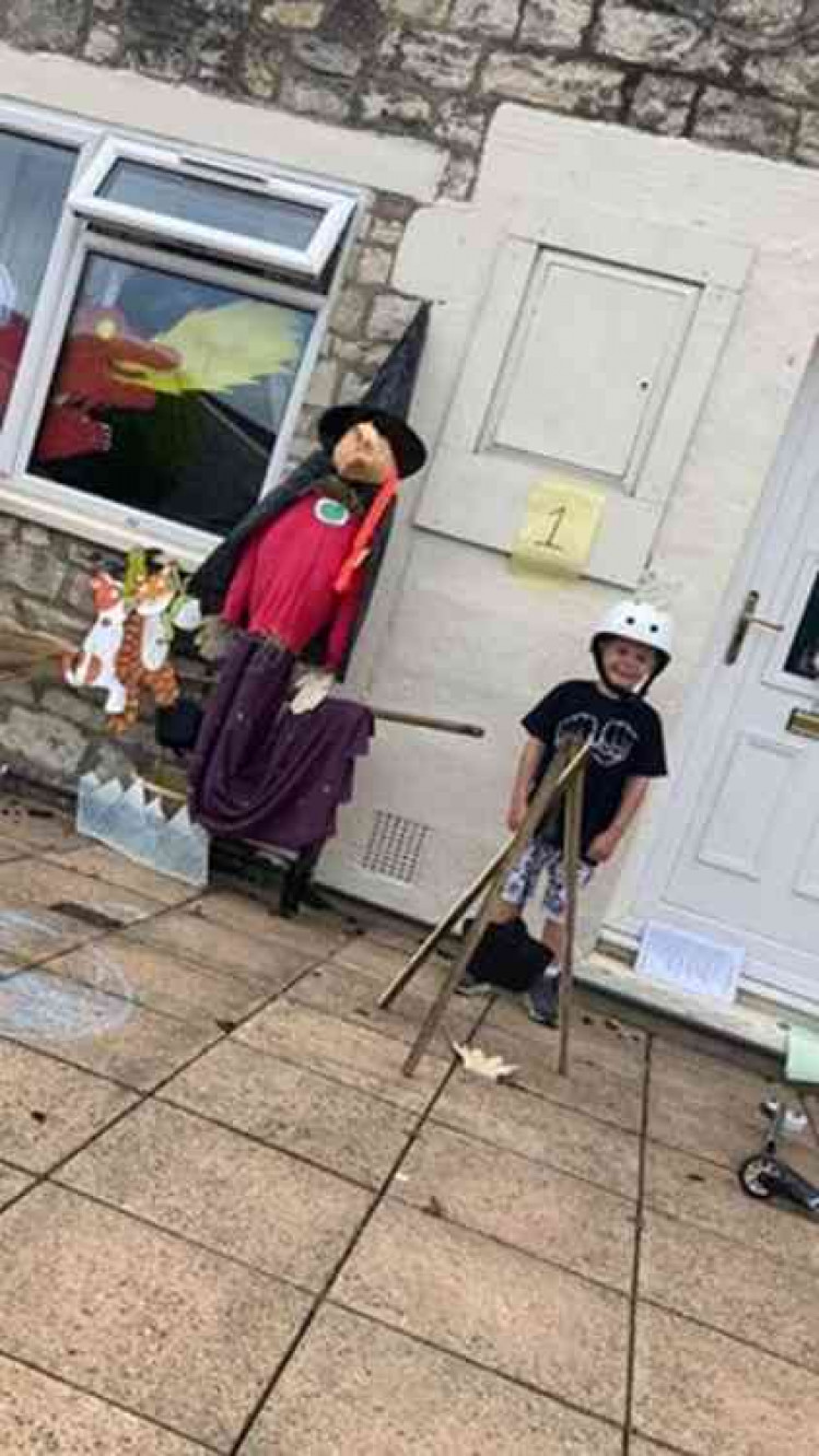 Six year old Fletcher who had the idea of a way to make money for the school