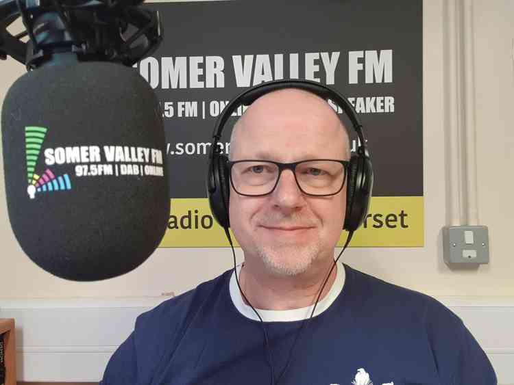 Broadcaster and Somer Valley FM station manager Richard Burgess